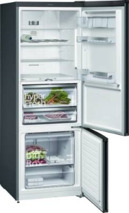 Siemens KG56FPXDA Kühl-Gefrier-Kombination Stand 70 cm breit 483l,NoFrost,Edelstahl-Schwarz EEK:D