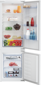 Beko BCSA285K4SN Einbau-Kühl/Gefrierkombination, 177,5cm Schlepptür