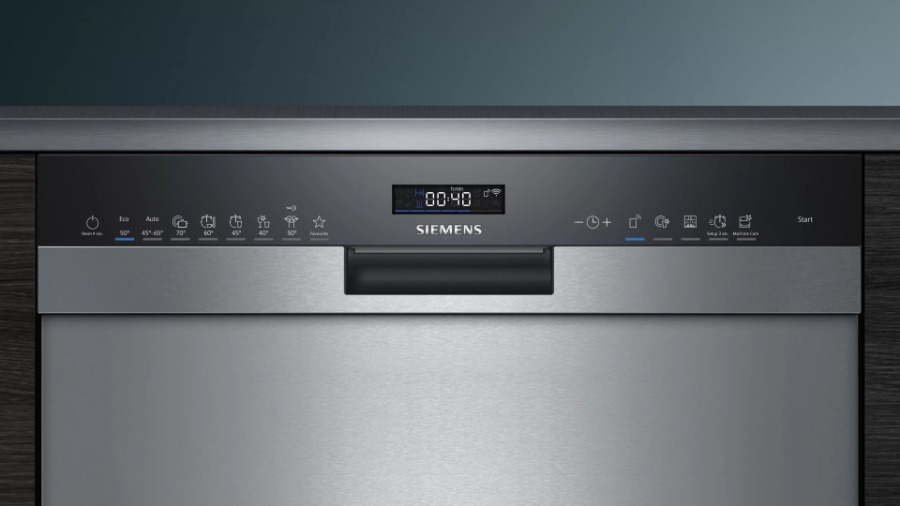 Siemens SN45ZS49CE  iQ500 Unterbau-Einbau Geschirrspüler 60cm breit Zeolith-Trocknen,AquaStop, Edelstahl