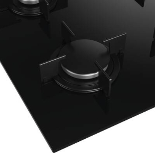 Beko HILG64120S Gaskochfeld schwarz glas modernes Design