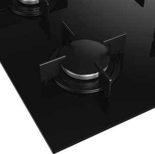 Beko HILG64120S Gaskochfeld schwarz glas modernes Design
