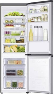 Samsung RB34T672ESA Kühl-Gefrierkombination Edelstahl-look  HxBxT: 185,3 x 59,5 x 65,8