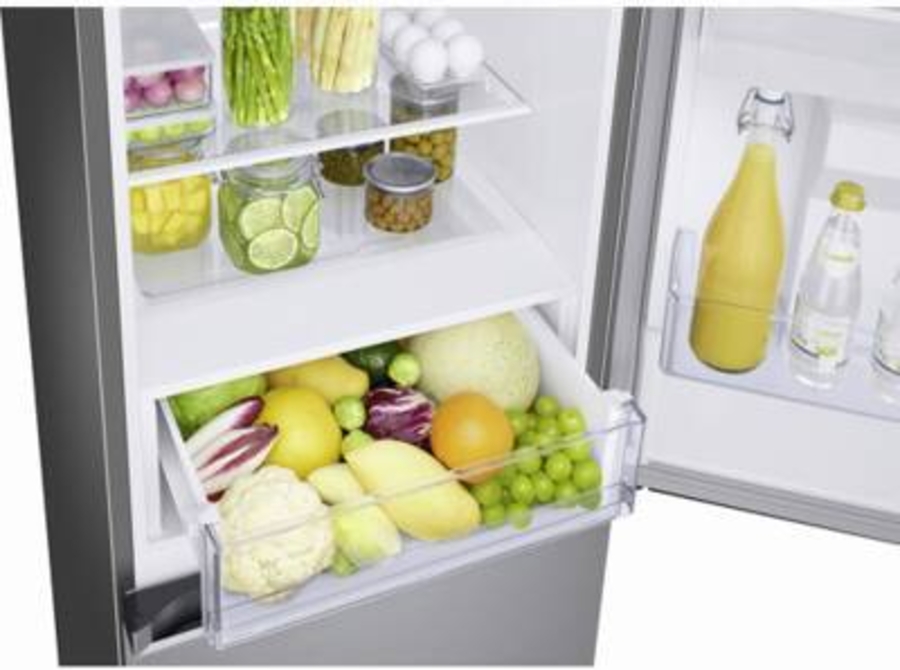 Samsung RB34T672ESA Kühl-Gefrierkombination Edelstahl-look  HxBxT: 185,3 x 59,5 x 65,8
