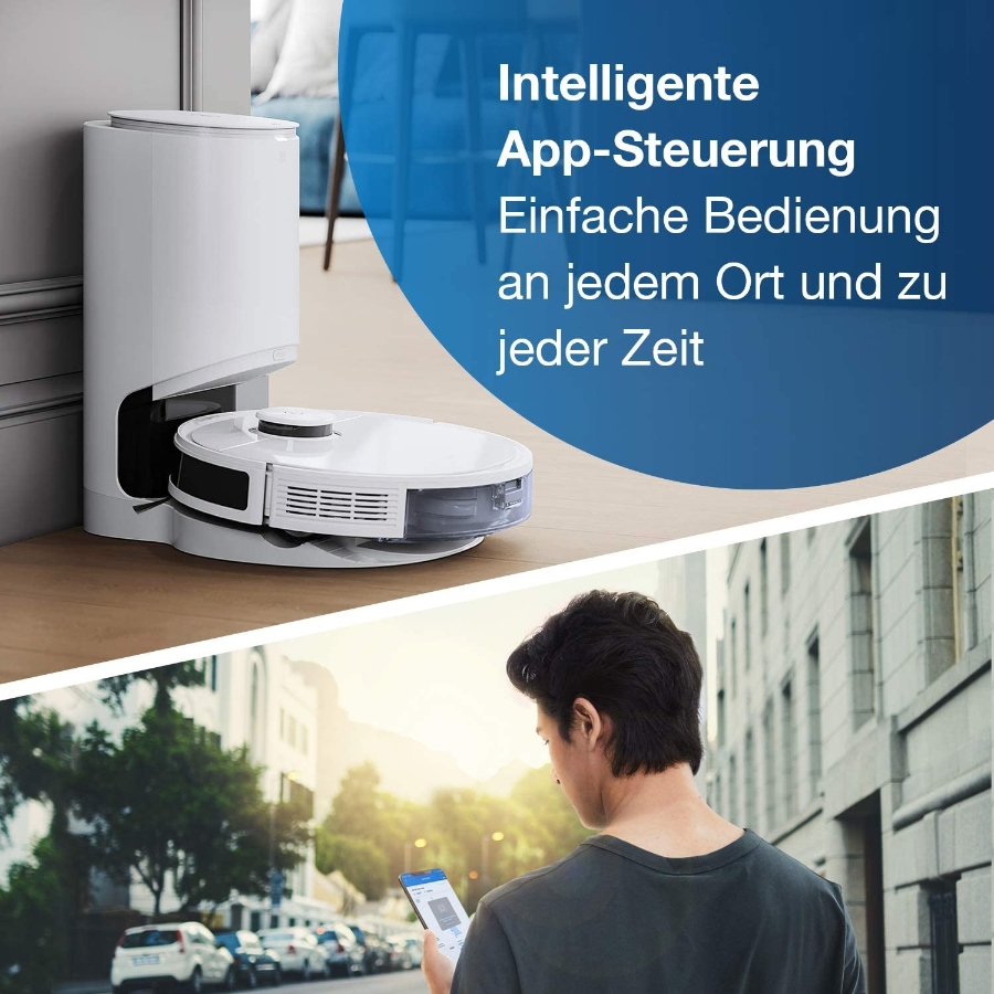 Ecovacs Deebot N8 Pro+ Saug-/Wischroboter  mit Absaugstation