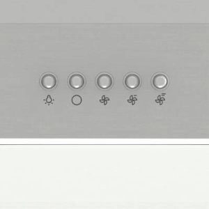 Gorenje WHU629EX/M Unterbau-Dunstabzugshaube Edelstahl mit Glasschirm,  Breite 60cm 