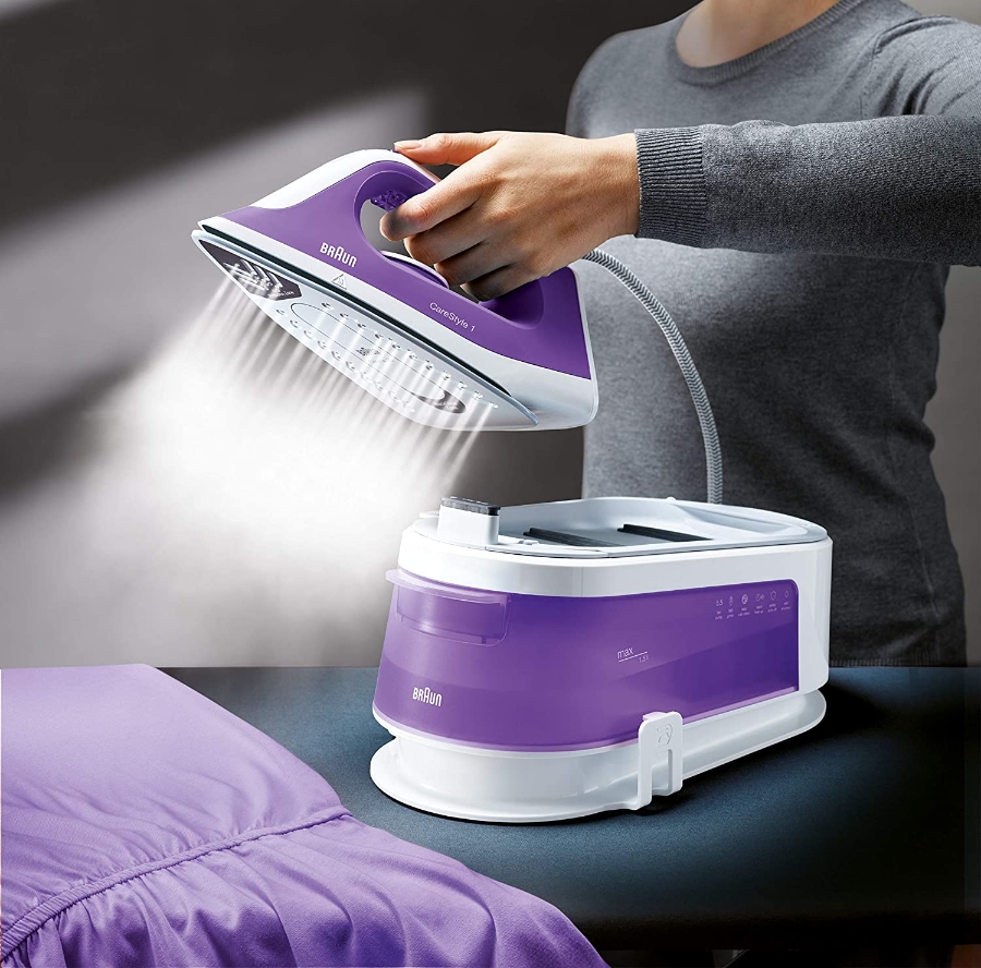 Braun Personal Care IS1014PU Carestyle 1  Bügelstation 6 Bar, 120 g/min und 360 g/min