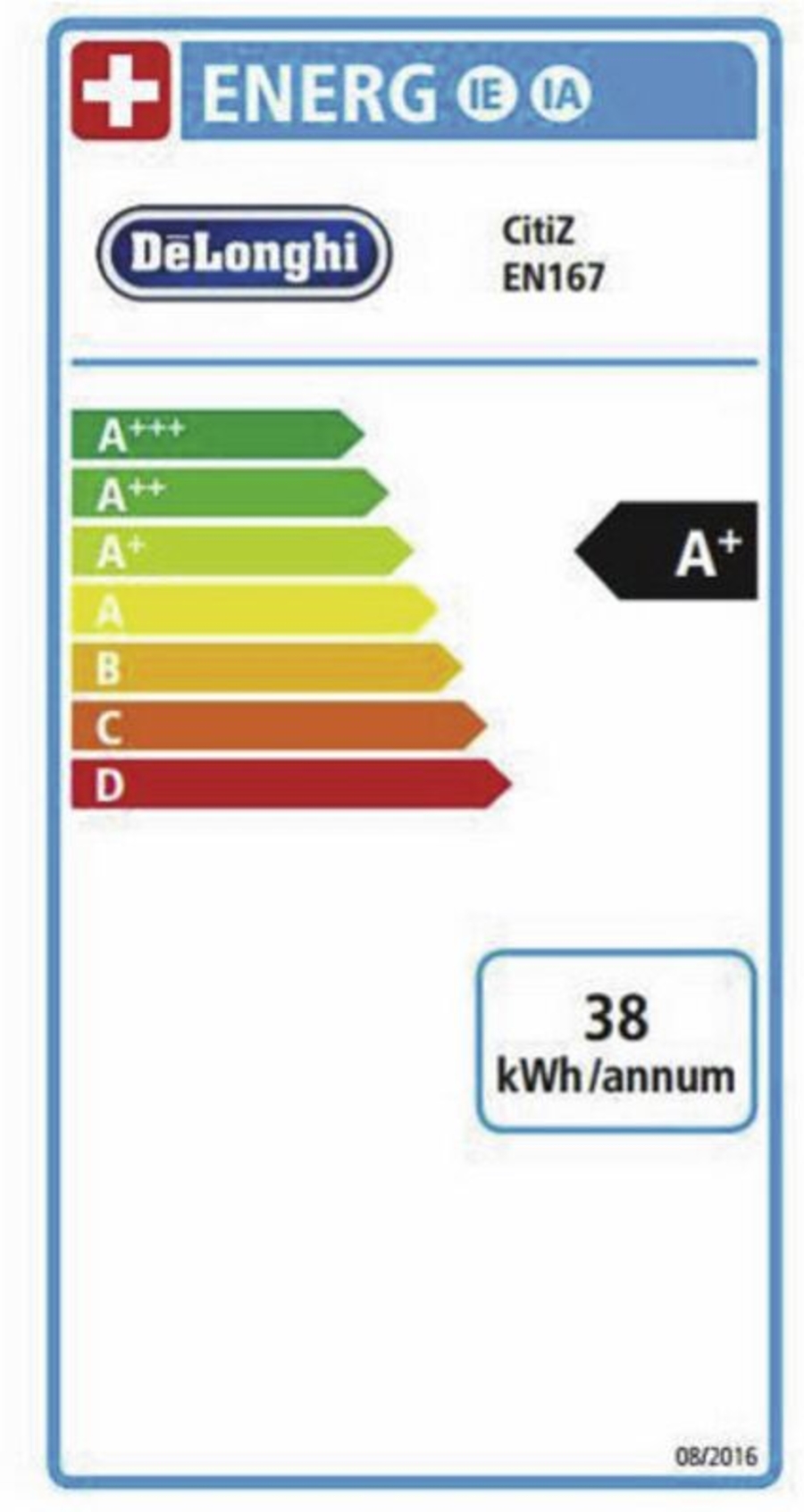 De´Longhi EN167.W Citiz Nespresso Kaffeekapselmaschine, cream A+