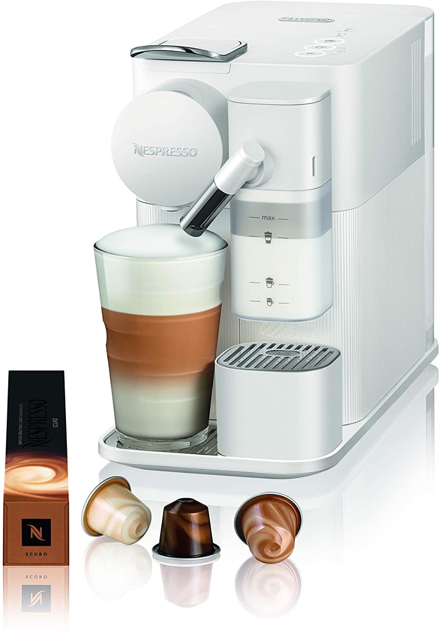 De´Longhi EN510.W Lattissima One Nespresso Kaffeekapselmaschine, weiß 