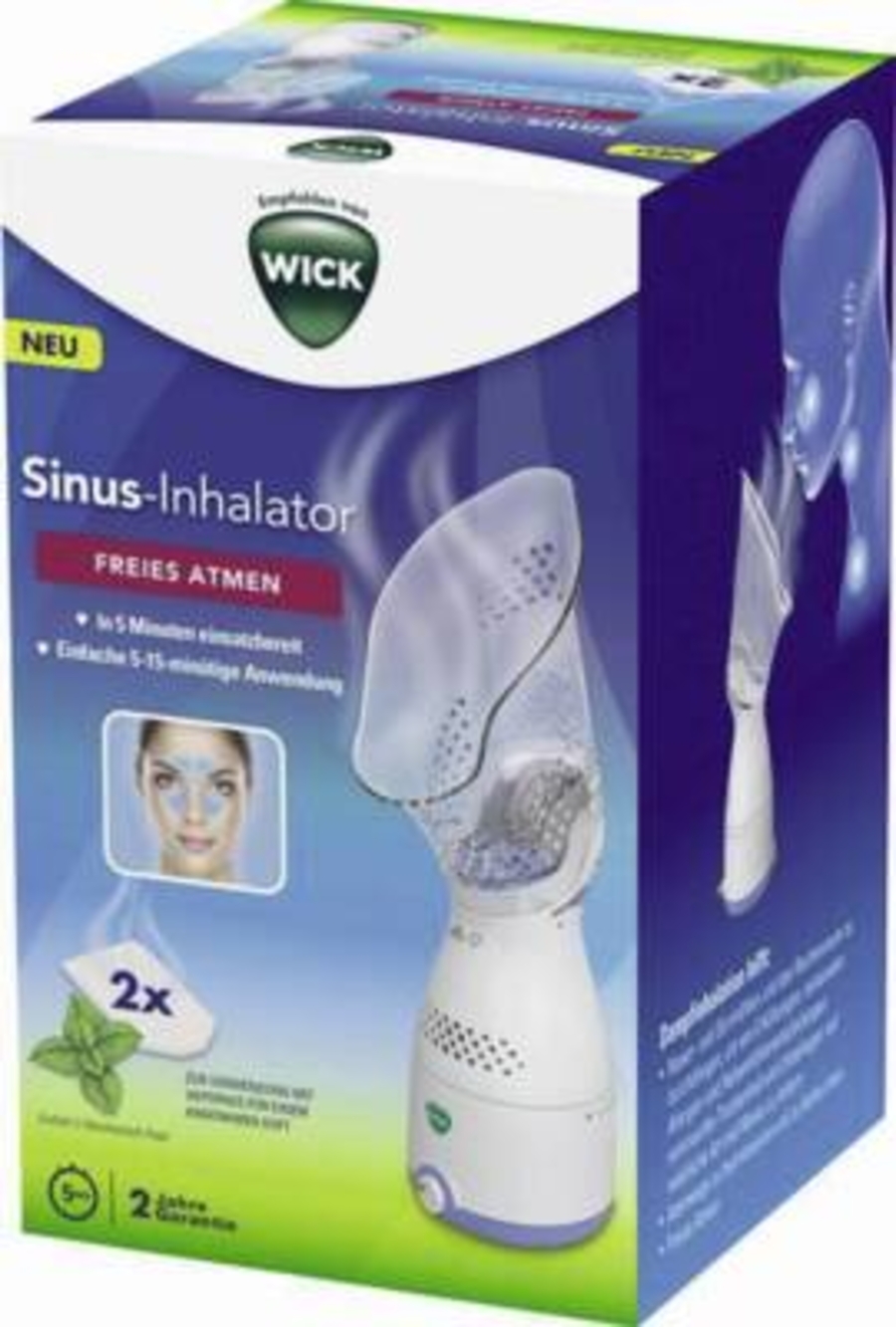 Wick WH200E4 elektrischer Sinus Inhalator 