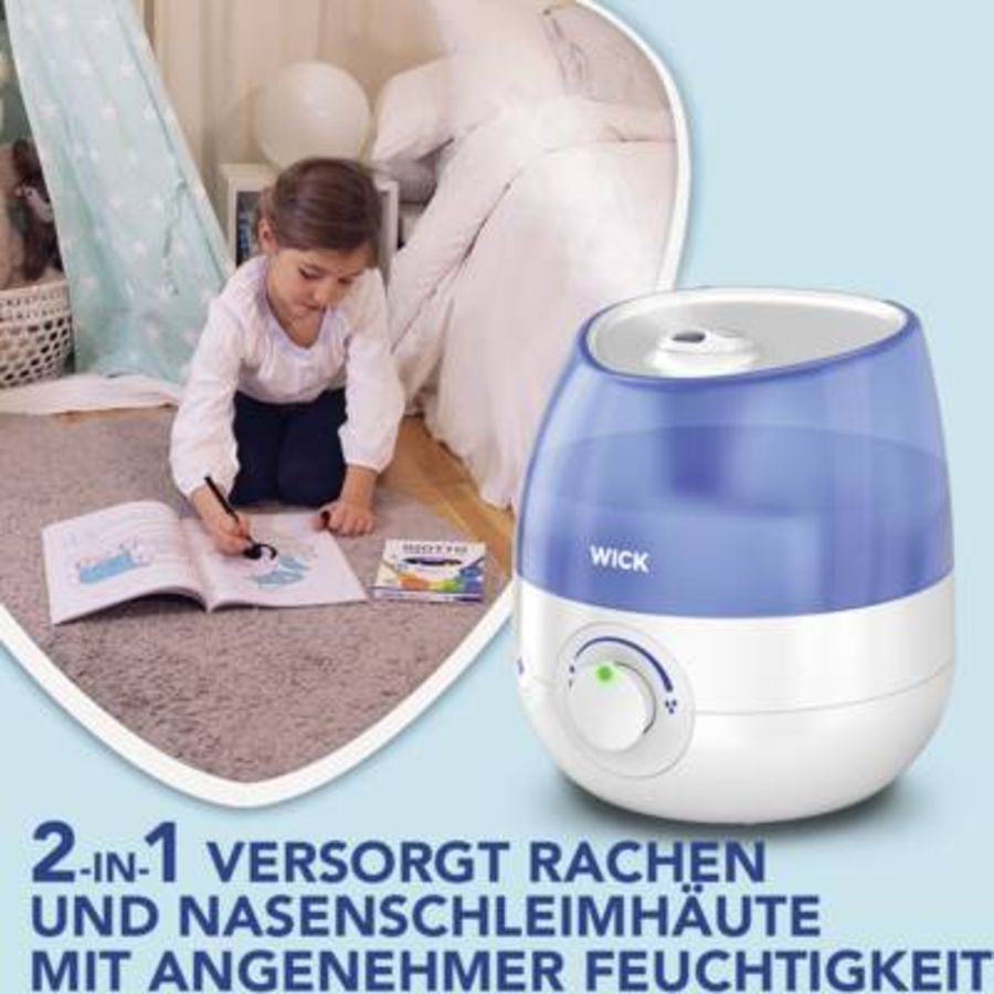 Wick WUL525E4 Mini Kaltnebel-Ultraschall-Luftbefeuchter 