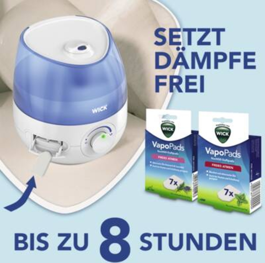 Wick WUL525E4 Mini Kaltnebel-Ultraschall-Luftbefeuchter 