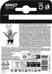Duracell MN27 Spezial-Batterie 27 A Alkali-Mangan 12 V 18 mAh 1 St. 