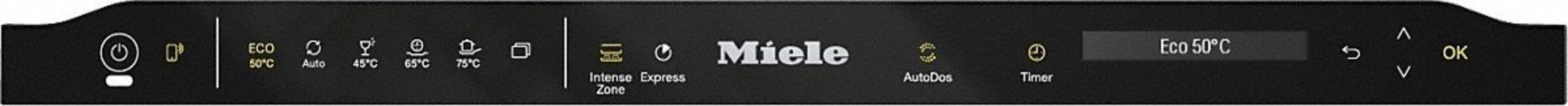 Miele G 7360 SCVi Obsidianschwarz Geschirrspüler vollintegriert  AutoDos mit Besteckschublade