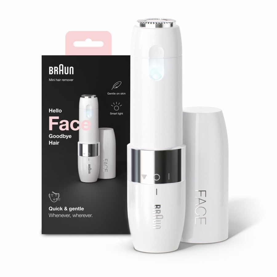 Braun Personal Care FS1000 Mini-Gesichtshaarentferner mit Smartlight 4210201313908 #face