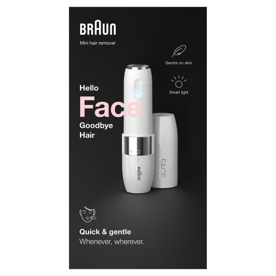 Braun Personal Care FS1000 Mini-Gesichtshaarentferner mit Smartlight 4210201313908 #face