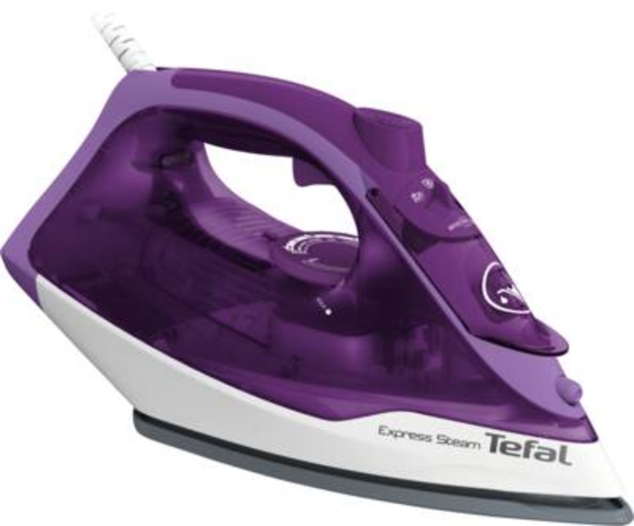 Tefal FV2836 Express Steam Bügeleisen/Dampfbügeleisen Weiss-Lila
