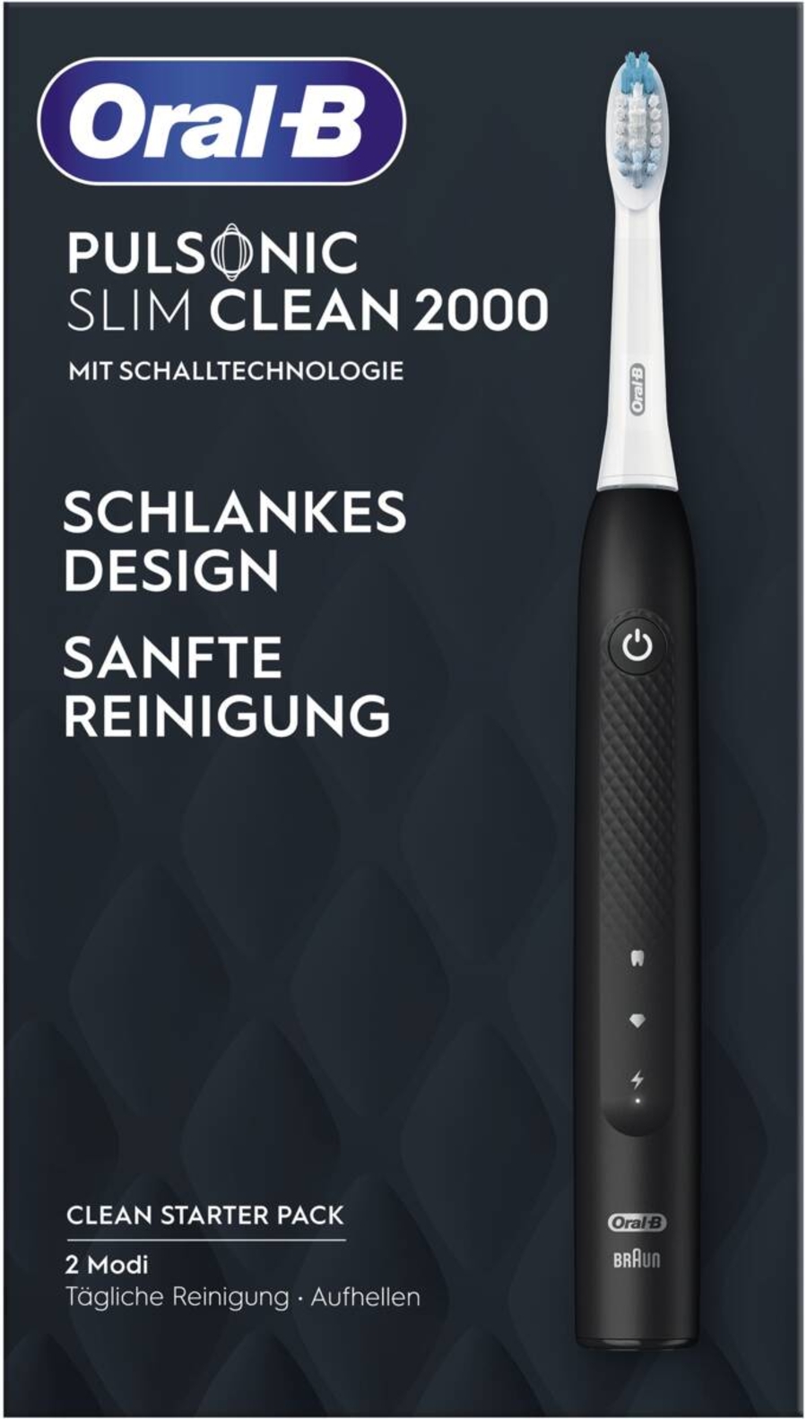 Oral-B Pulsonic Slim Clean 2000 Schwarz Elektrische Zahnbürste 4210201396208