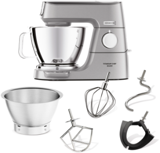 Kenwood Elektro KVC85.004SI Titanium Chef Baker Küchenmaschine 