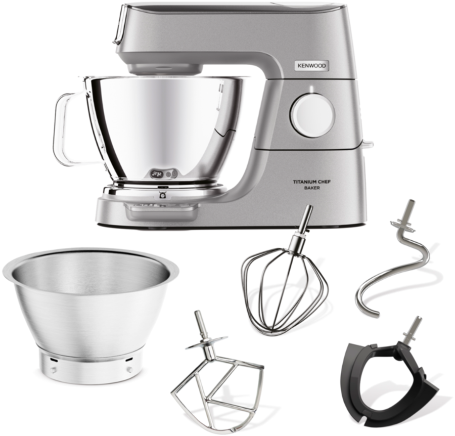 Kenwood Elektro KVC85.004SI Titanium Chef Baker Küchenmaschine 