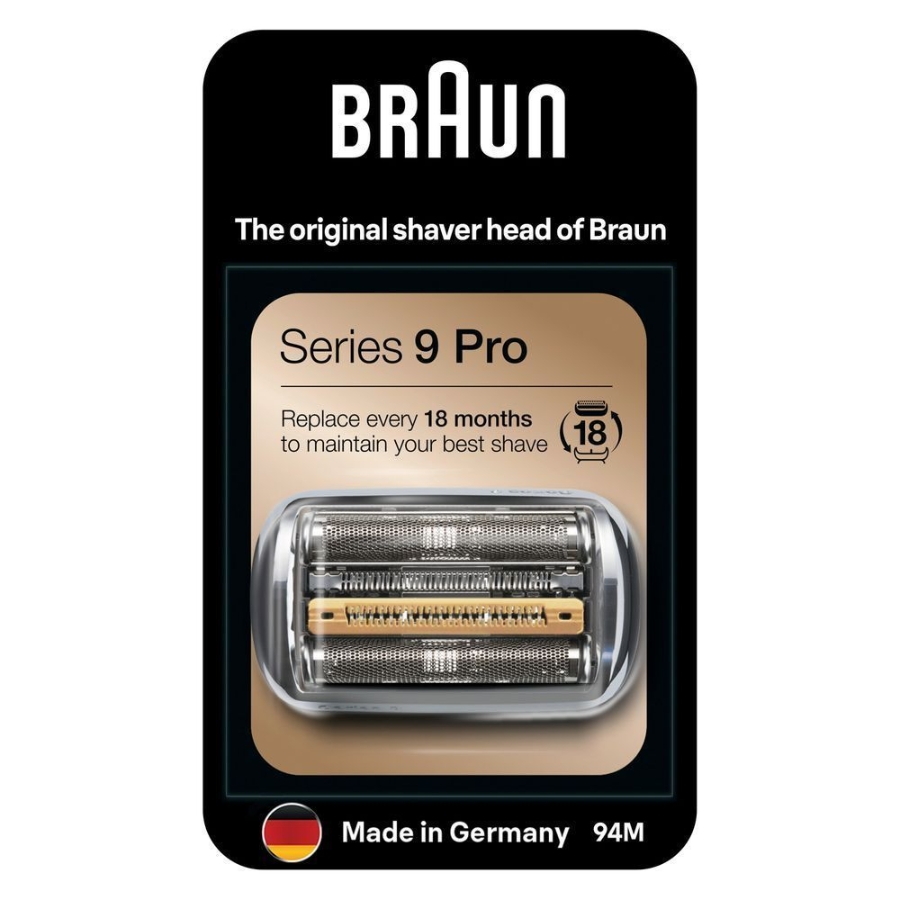 Braun Personal Care Elektrorasierer Ersatzscherteil 94M, Silber 