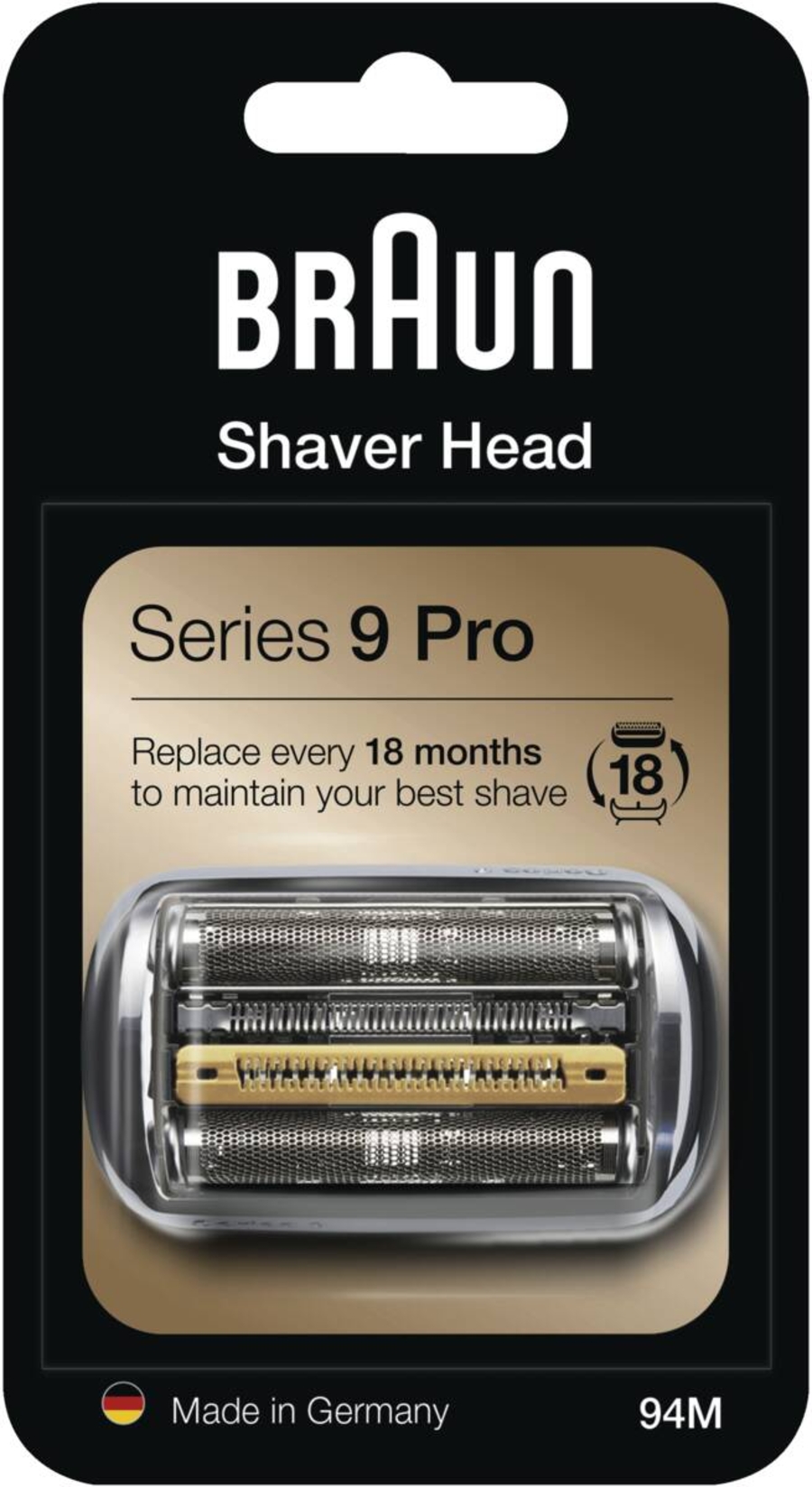 Braun Personal Care Elektrorasierer Ersatzscherteil 94M, Silber 