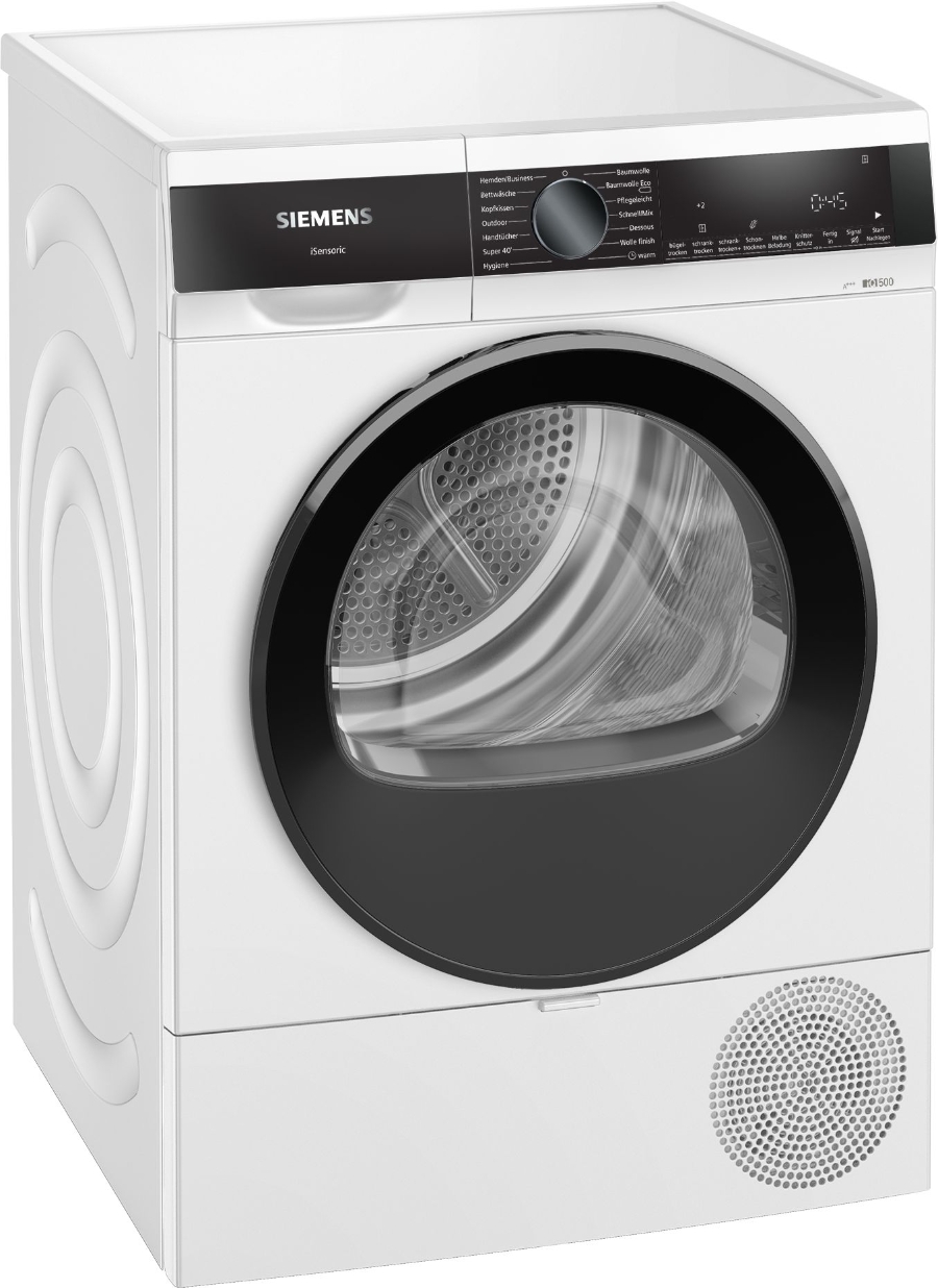 Siemens WQ33G2D40 Wärmepumentrockner Weiss 8kg A+++