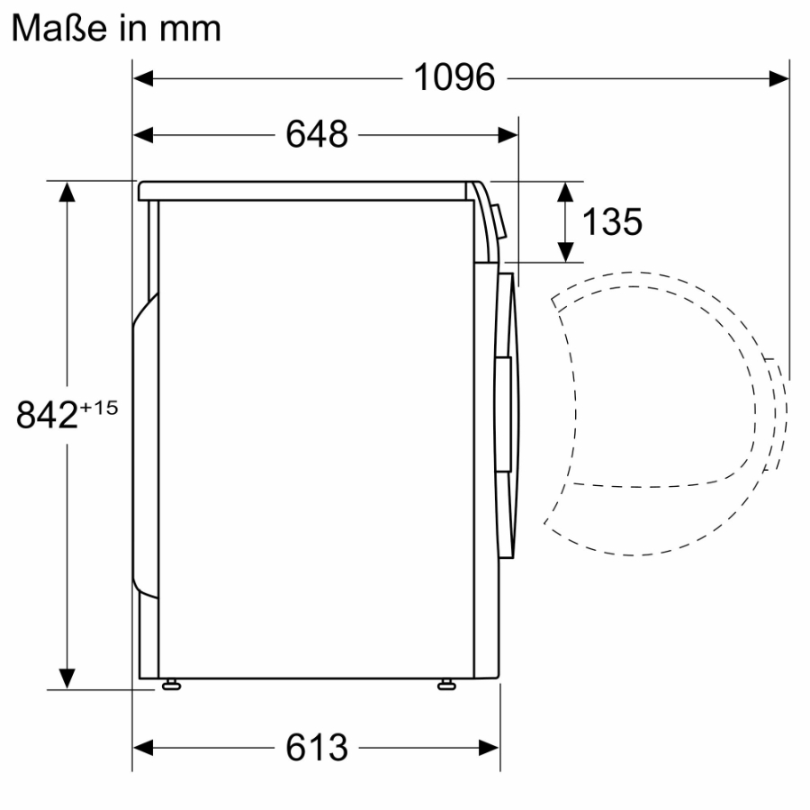 Siemens WQ33G2D40 Wärmepumentrockner Weiss 8kg A+++