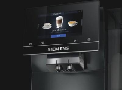 Siemens TP707D06 EQ.700 Kaffee-Vollautomat Schwarz Full-Touch-Display