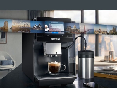Siemens TP707D06 EQ.700 Kaffee-Vollautomat Schwarz Full-Touch-Display