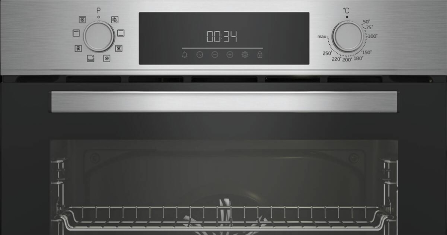 Beko BBSM12340X Backofen mit autarkem Induktionskochfeld  EEK: A