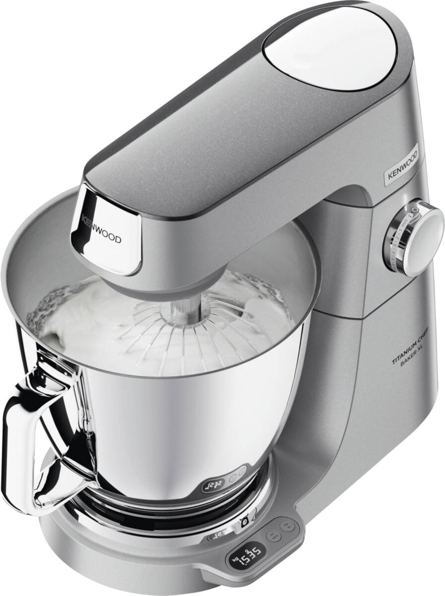Kenwood Elektro KVL85.124SI Titanium Chef Baker XL Küchenmaschine Silber
