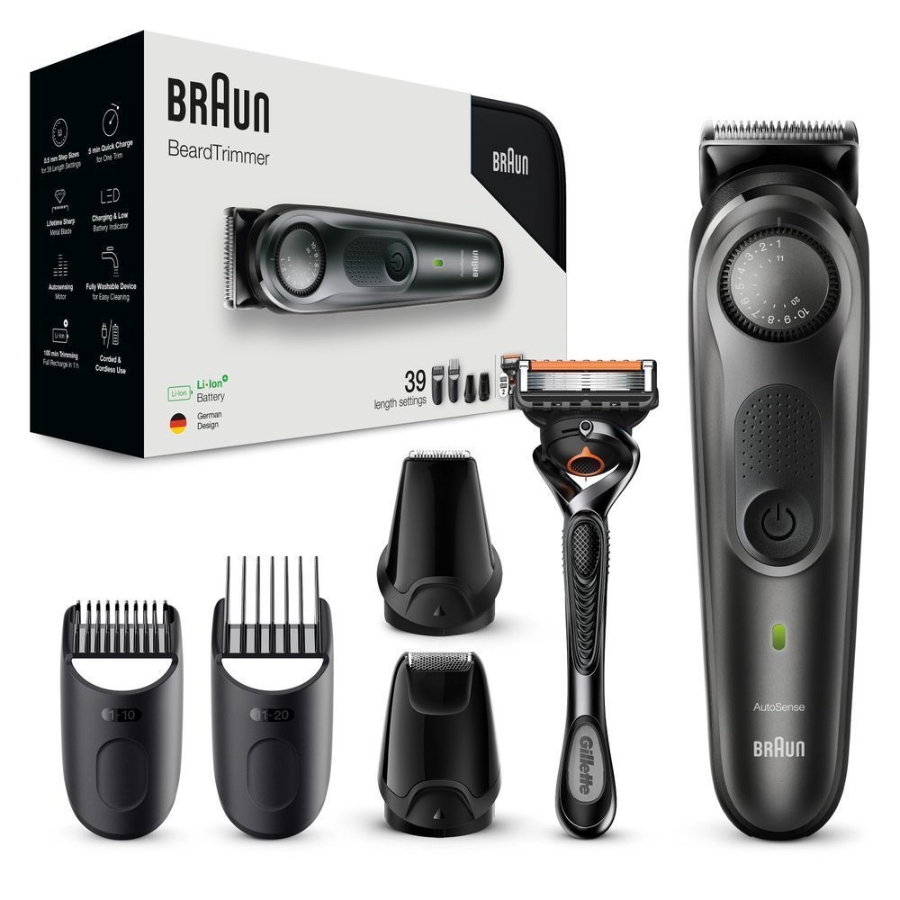 Braun Personal Care Geschenkset Braun BT7940 + Kulturtasche Barttrimmer 4210201221678