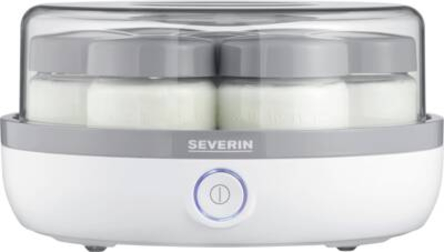 Severin JG3518 Joghurtbereiter Weiß, Grau  