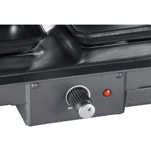 Severin RG2374 Raclette mit Naturgrillstein Kunststoff/Edelstahl, schwarz 