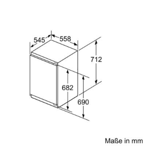 Siemens GI11VADC0 Gefrierschrank Einbau 72 cm Nische 