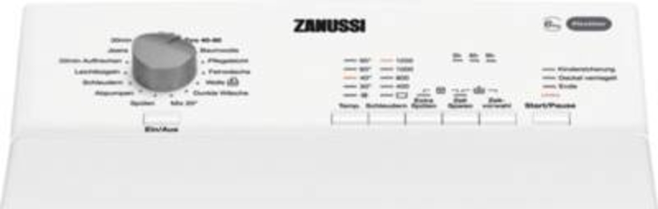 Zanussi ZWY61243KF Waschmaschine toplader 6 kg 1200U/pM 