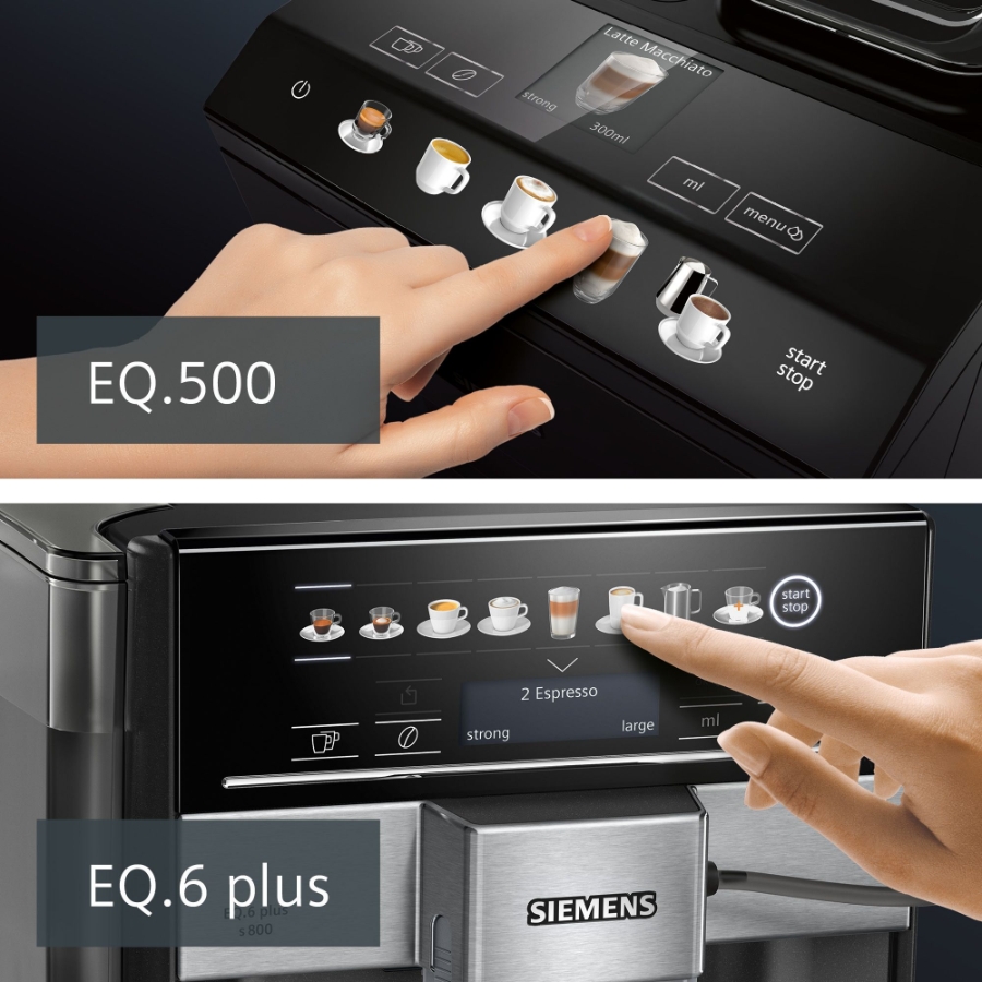 Siemens TP501D09 EQ.500 classic  Kaffeevollautomat Schwarz 