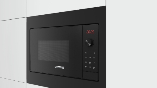 Siemens BF523LMB3  iQ300  Einbau-Mikrowelle Schwarz 50cm Nische!!!