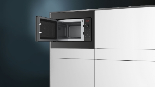 Siemens BF523LMB3  iQ300  Einbau-Mikrowelle Schwarz 50cm Nische!!!