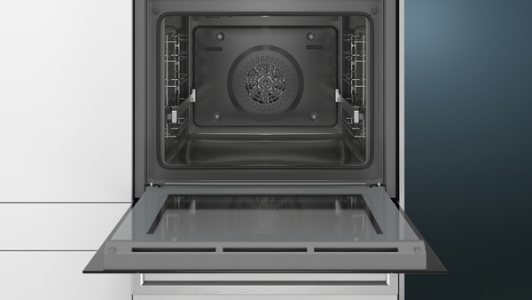 Siemens HE313A0S0 iQ300, Einbau-Herd, 60 x 60 cm, Edelstahl 
