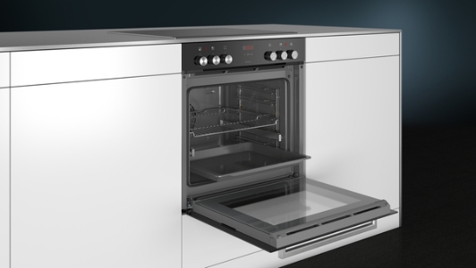 Siemens HE313A0S0 iQ300, Einbau-Herd, 60 x 60 cm, Edelstahl 