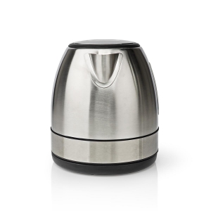 Nedis KAWK300EAL Wasserkocher 1.0 l | Edelstahl | Aluminium  Um 360 Grad drehbar | Verdecktes Heizelement
