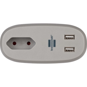 Brennenstuhl BN-1150290 estilo Sofa-Steckdose mit USB-Ladefunktion 
