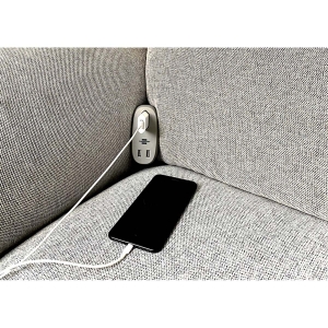 Brennenstuhl BN-1150290 estilo Sofa-Steckdose mit USB-Ladefunktion 
