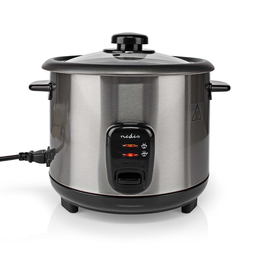 Nedis KARC115AL Reiskocher 1.5 l | 500 W | Antihaft-Beschichtung  Herausnehmbare Schüssel | Automatische Abschaltung