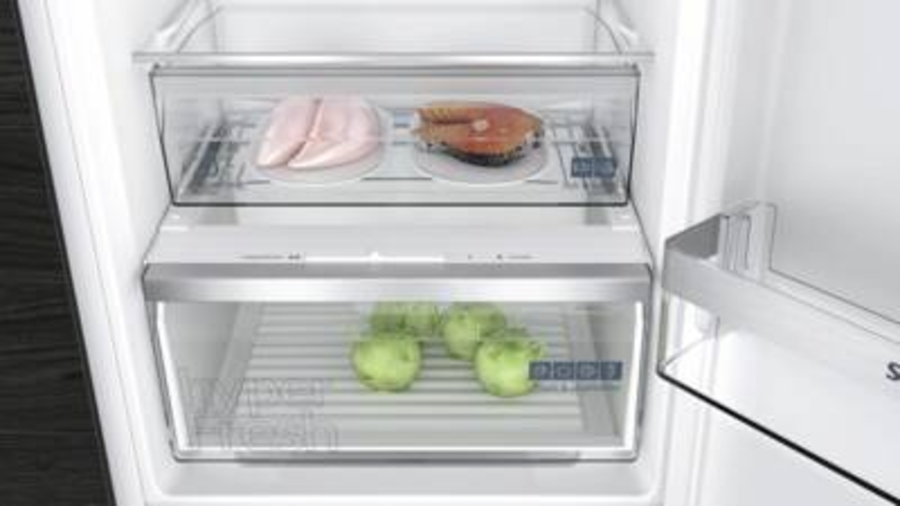 Siemens KI86NVSE0 Einbau-Kühl-Gefrier-Kombination mit Gefrierbereich unten, Nofrost, Schleppscharnier