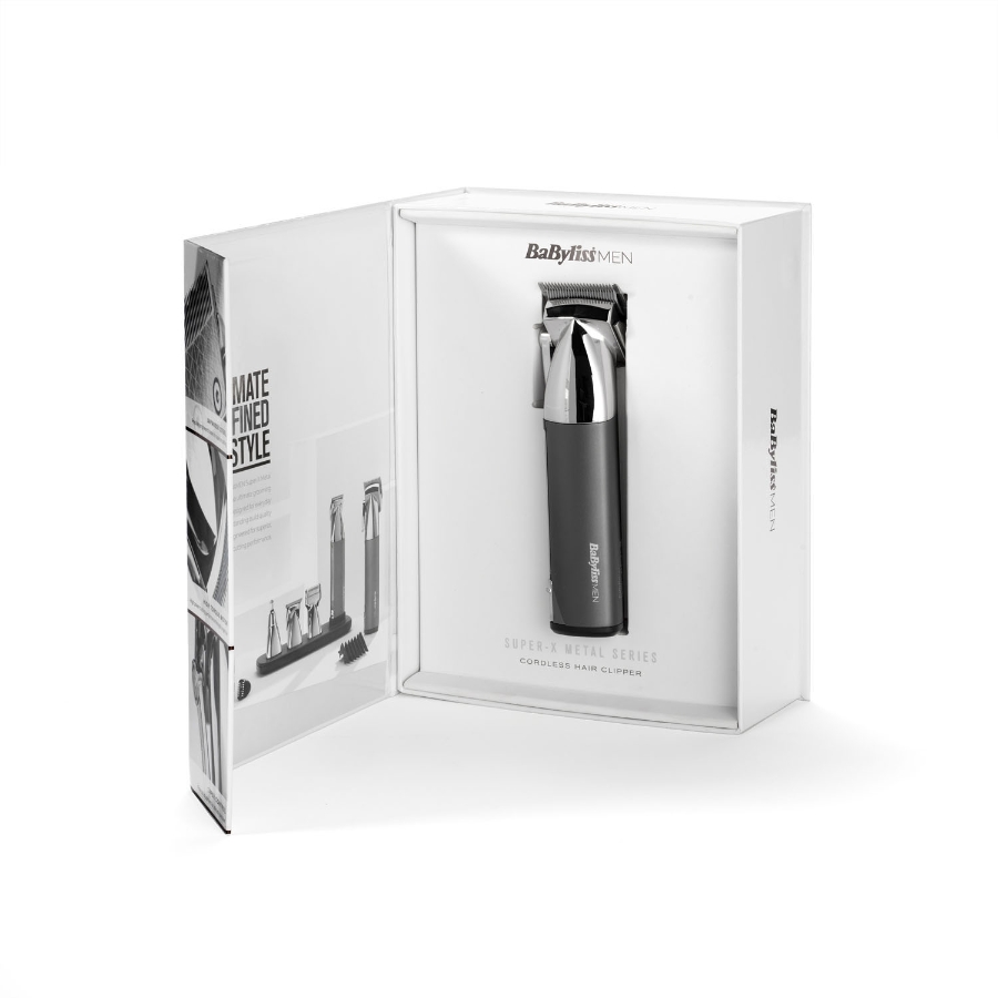 Babyliss E996E Super-X Metall Serie, Klinge aus Japanischen Edelstahl 