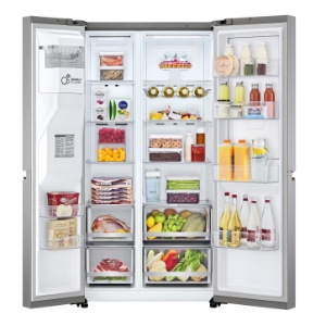 LG GSJV71PZLE Side-by-Side mit Door-in-Door ™  Eis-, Crushed Ice- und Wasserspender | 635 Liter