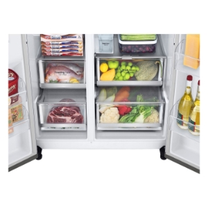 LG GSJV71PZLE Side-by-Side mit Door-in-Door ™  Eis-, Crushed Ice- und Wasserspender | 635 Liter