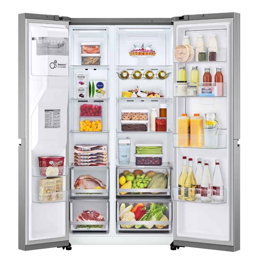 LG GSJV71PZLE Side-by-Side mit Door-in-Door ™  Eis-, Crushed Ice- und Wasserspender | 635 Liter